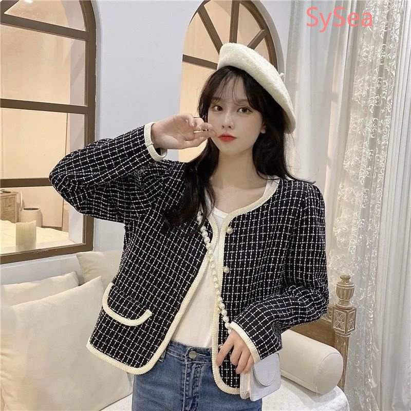 Áo Khoác Ca Rô Thời Trang Mùa Thu Hàn Quốc Dành Cho Nữ