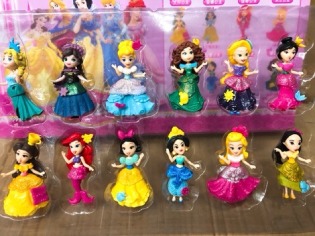 Set 12 công chúa disney