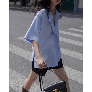 Pass Áo sơ mi vạt chéo Hàn quốc