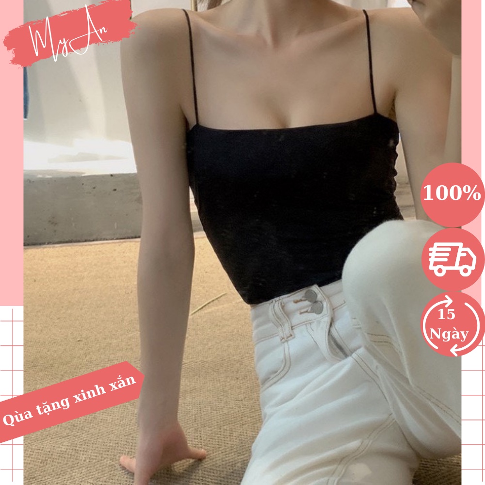 [Hàng Cao Cấp] Áo 2 dây chất liệu cotton pha cao cấp - MYAN Store CD011