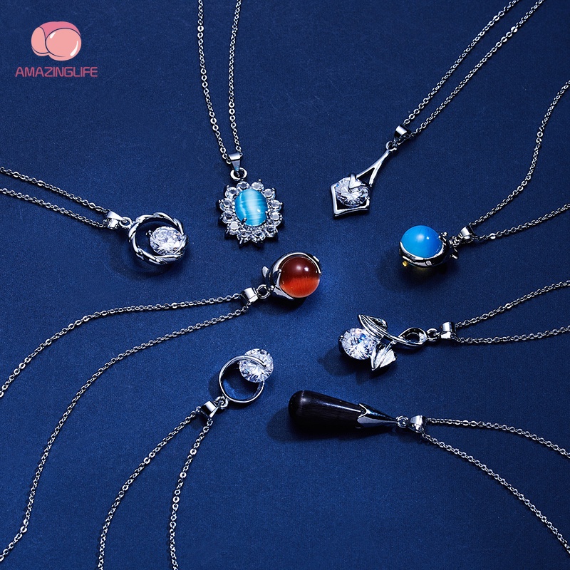 Vòng cổ Hợp Kim Mặt Cá Heo Đính Đá Thời Trang