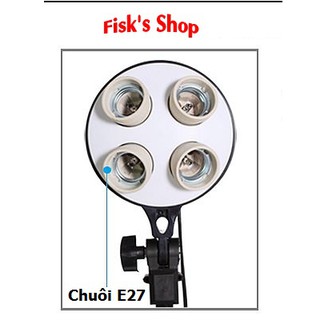 Bộ đèn 2 chảo 4 đui TIANRUI