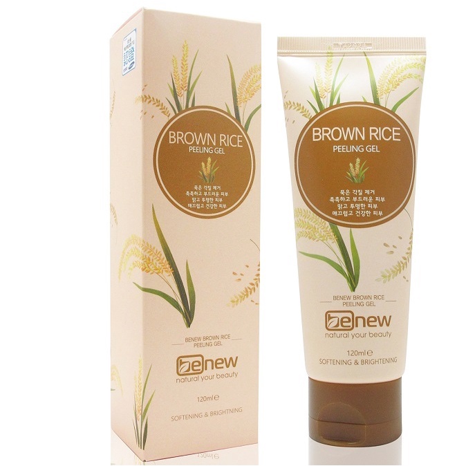 Hàng Chính Hãng- Tẩy Da Chết Trắng Da, Mềm Mịn Từ Mầm Gạo BENEW Brown Rice Peeling Gel Hàn quốc 120ml