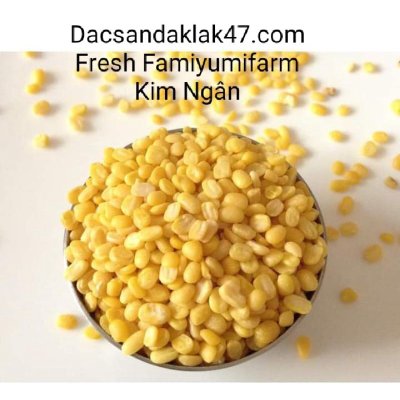 Đậu xanh cà tách vỏ không tẩm màu 100g