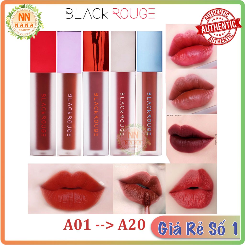 Son Kem Lì Blackrouge Air Fit Velvet Tint Hàn Quốc Chất Son Mềm Mịn Giữ Màu Bền Suốt Ngày Dài