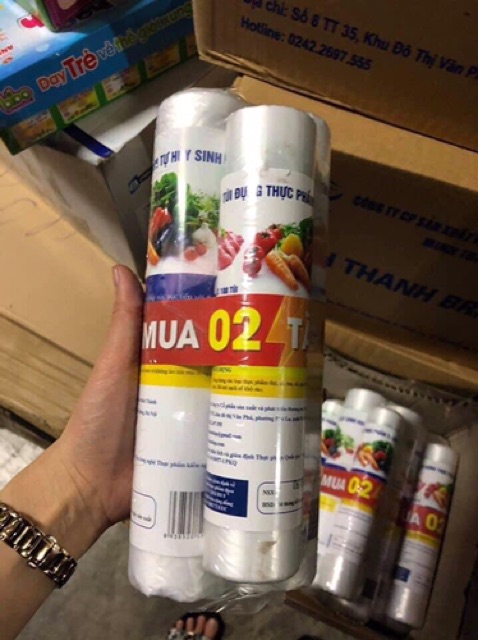 Túi đựng thực phẩm sinh học( mua 2 tặng 1 dễ dàng phân huỷ)