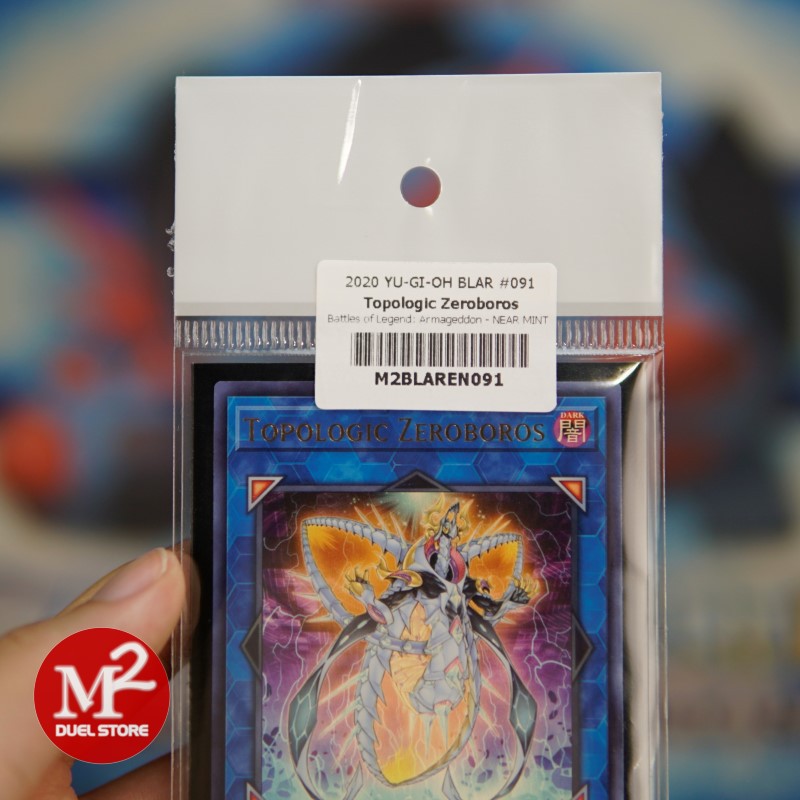 Lá bài Yugioh BLAR-EN091 Topologic Zeroboros - Ultra Rare - Đóng gói theo tiêu chuẩn M2SCCQ-Lite