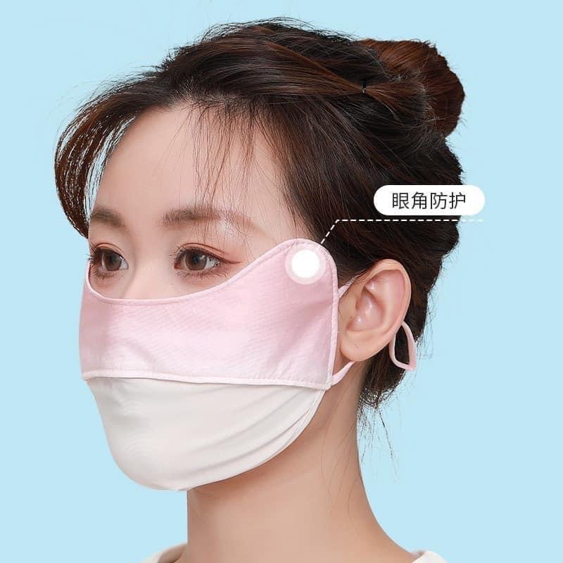 SET 5 KHẨU TRANG CHỐNG UV BẢN OMBRE CHO GÒ MÁ CAO CHỐNG NÁM MỚI