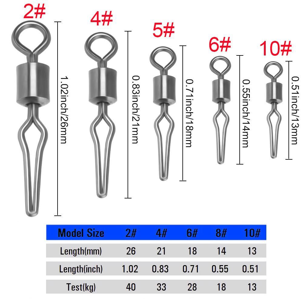 MAYSHOW Set 100 Móc Câu Cá Bằng Thép Không Gỉ