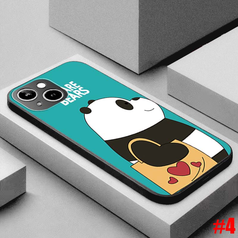 Ốp điện thoại TPU mềm in hình Three Bare Bears 2compatible For iPhone X 6 6s 6Plus 6s Plus 7 7Plus 8 8Plus 5 5s SE