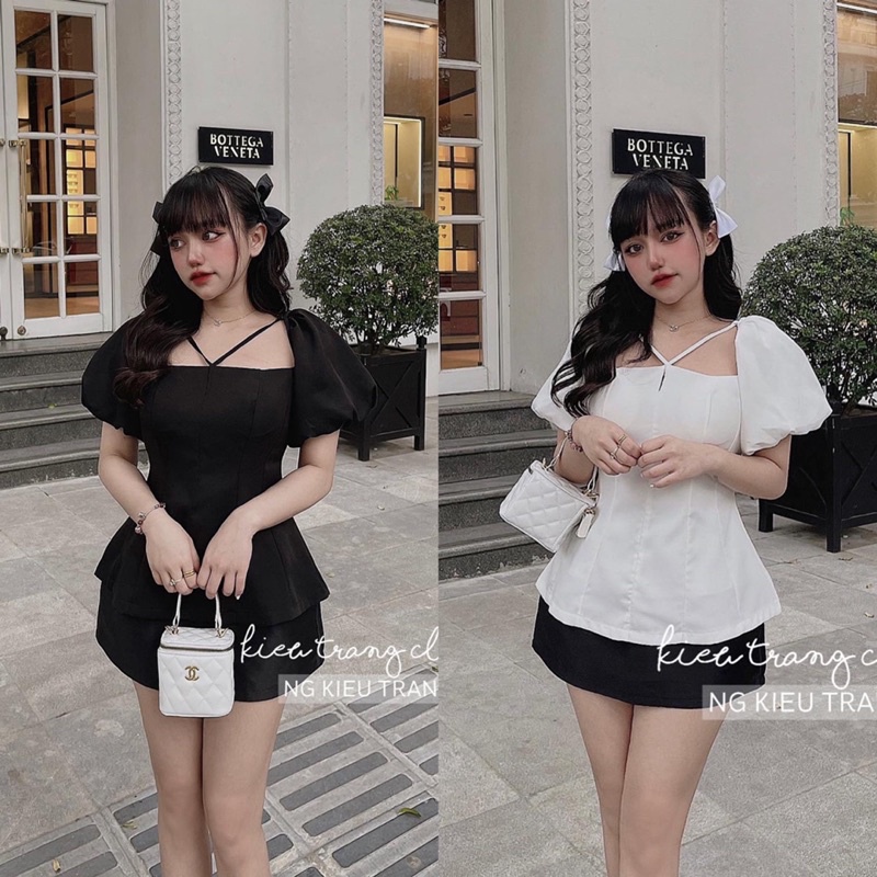 ÁO CỔ VUÔNG TAY BỒNG