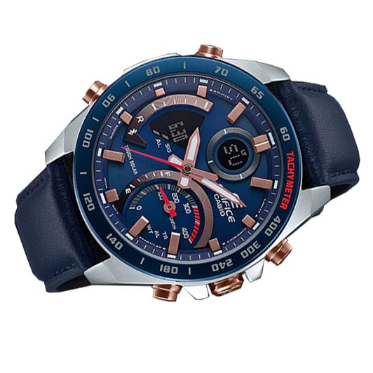 Đồng Hồ Nam Dây Da Casio EDIFICE ECB-900BL-2A Chính Hãng