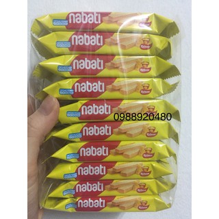 Lốc 10 gói bánh xốp Nabati vị phô mai 17g