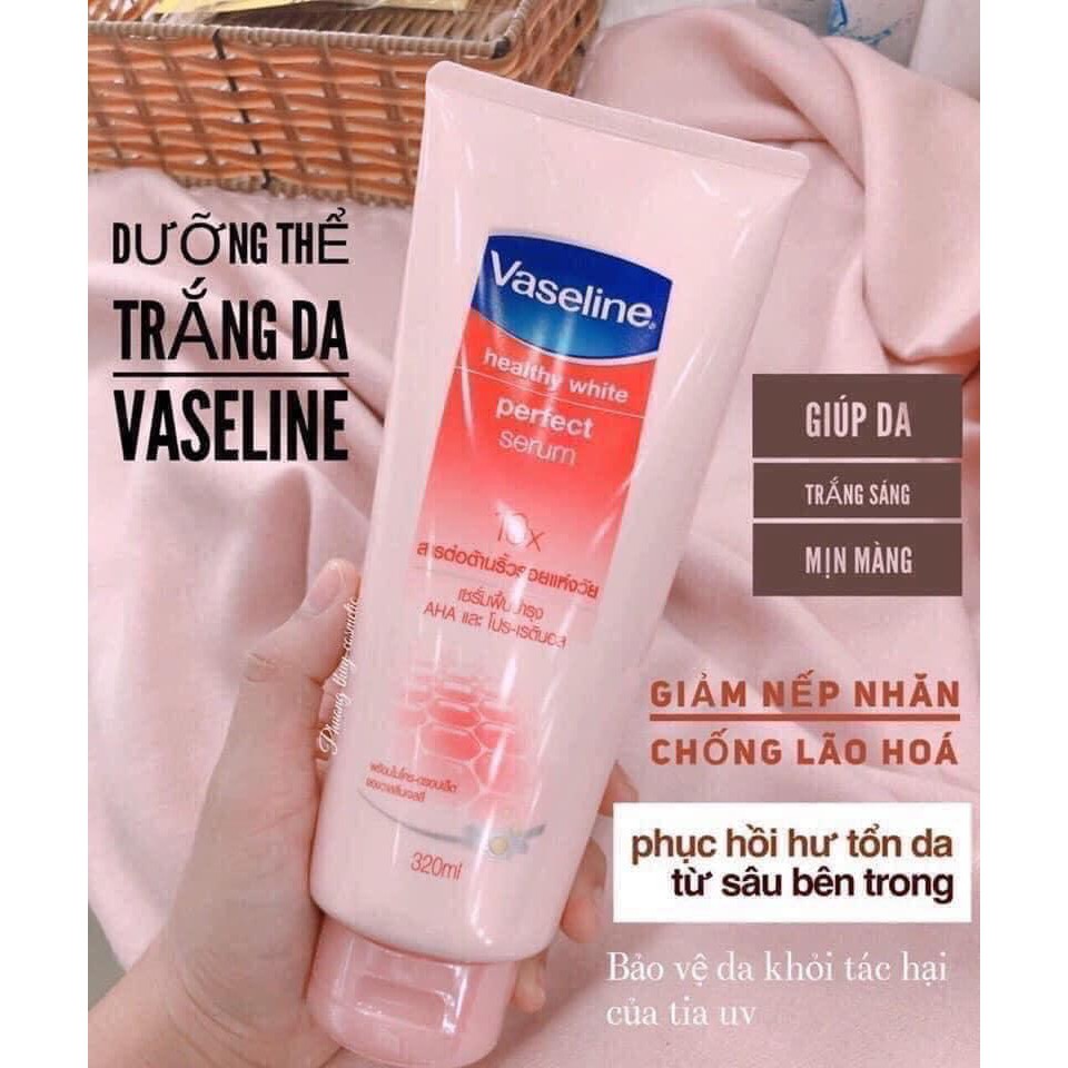 [Auth Thái] Dưỡng thể trắng da Vaseline 10x, 50x Spf 50++