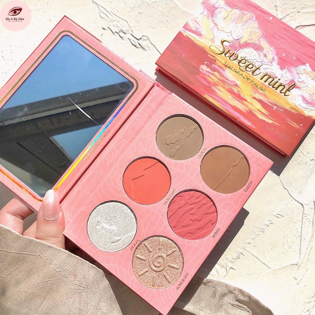 Bảng Phấn Sweet Mint Hồng Siêu Tiện Dụng Kết Hợp Phấn Mắt + Phấn Má + Tạo Khối | BigBuy360 - bigbuy360.vn