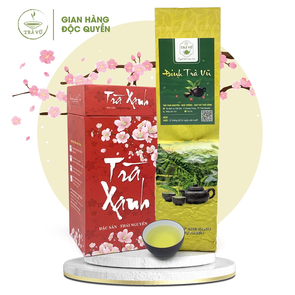 Trà Thái Nguyên Chè Đinh [ Đinh Trà Vũ ] thượng hạng sao tay thủ công 200g