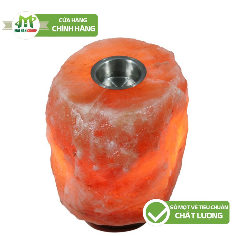 Đèn Đá Muối Xông Tinh Dầu - Đá Muối Himalaya Tự Nhiên 100% - Hàng Chính Hãng 100%