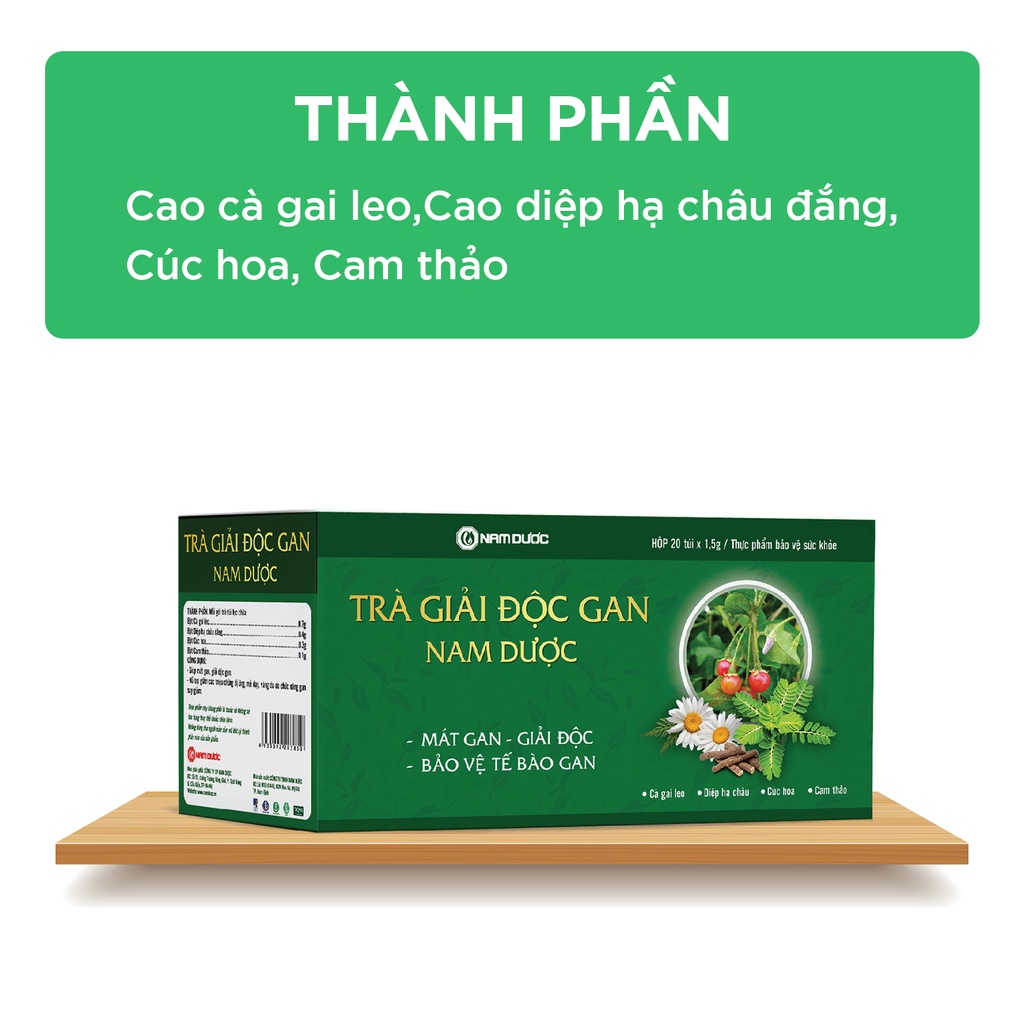 Trà giải độc gan nam dượcthanh nhiệt, giải độc - ảnh sản phẩm 5