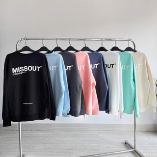 (Full tem tag logo) ÁO SWEATER Missout Basic unisex nam nữ