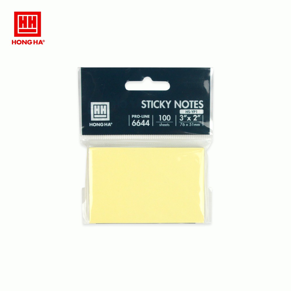 Giấy ghi chú Giấy note Hồng Hà Proline 3x2  6644