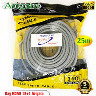 Dây hdmi arigatoo 20m/ 25m/ 30m lõi đồng hdtv 4k*2k - dây hdmi to hdmi tròn chuẩn full hd 1080p
