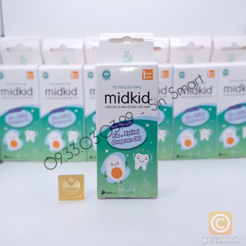 Combo 10 lọ xịt chống sâu răng MIDKID chính hãng giá sỉ siêu rẻ