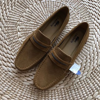 Giày lười da lộn nam Lacoste