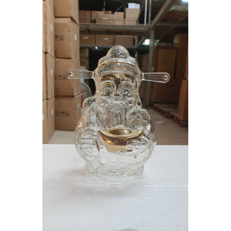 Bình thủy tinh Ông Thần Tài 1000ml