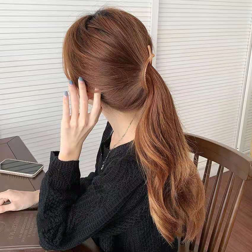 Kẹp Tóc Hình Quả Chuối Đơn Giản Phong Cách vintage Hàn Quốc