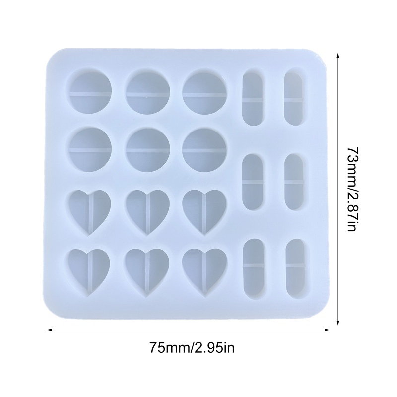 Khuôn Silicone Đổ Epoxy / Resin Làm Trang Sức