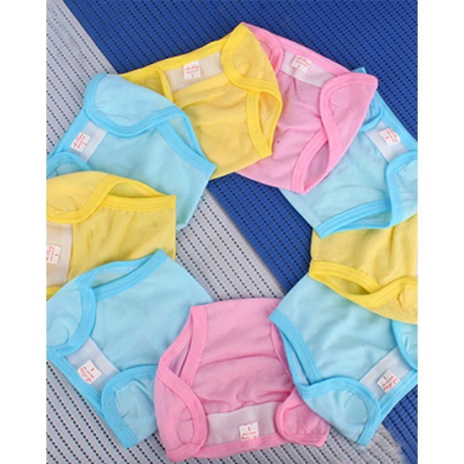 Quần đóng bỉm sơ sinh chất liệu 100% cotton size 1,2,3 cho bé 3 đến 8 kg