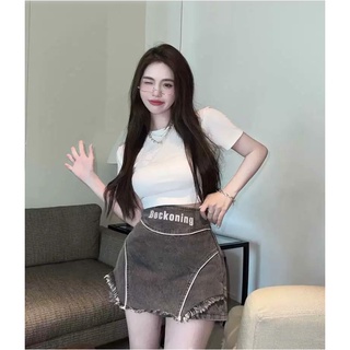 Set chân váy áo croptop nữ cá tính