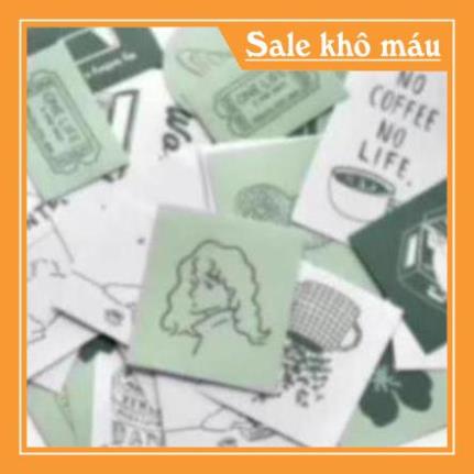 Set 60 Miếng Dán Trang Trí Dễ Thương