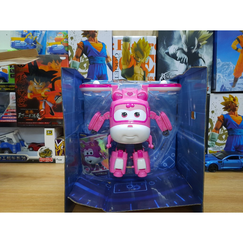 Đội bay siêu đẳng siêu cấp super wings Robot biến hình cỡ lớn có đèn và âm thanh nhân vật Dizzy