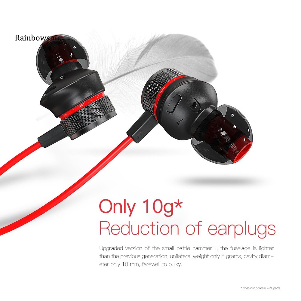 【RB】PLEXTONE G15 3.5mm Wired In-Ear Earphone Volume Control Game Headphone with Mic