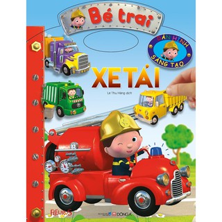 Bé Trai Dán Hình - Xe Tải