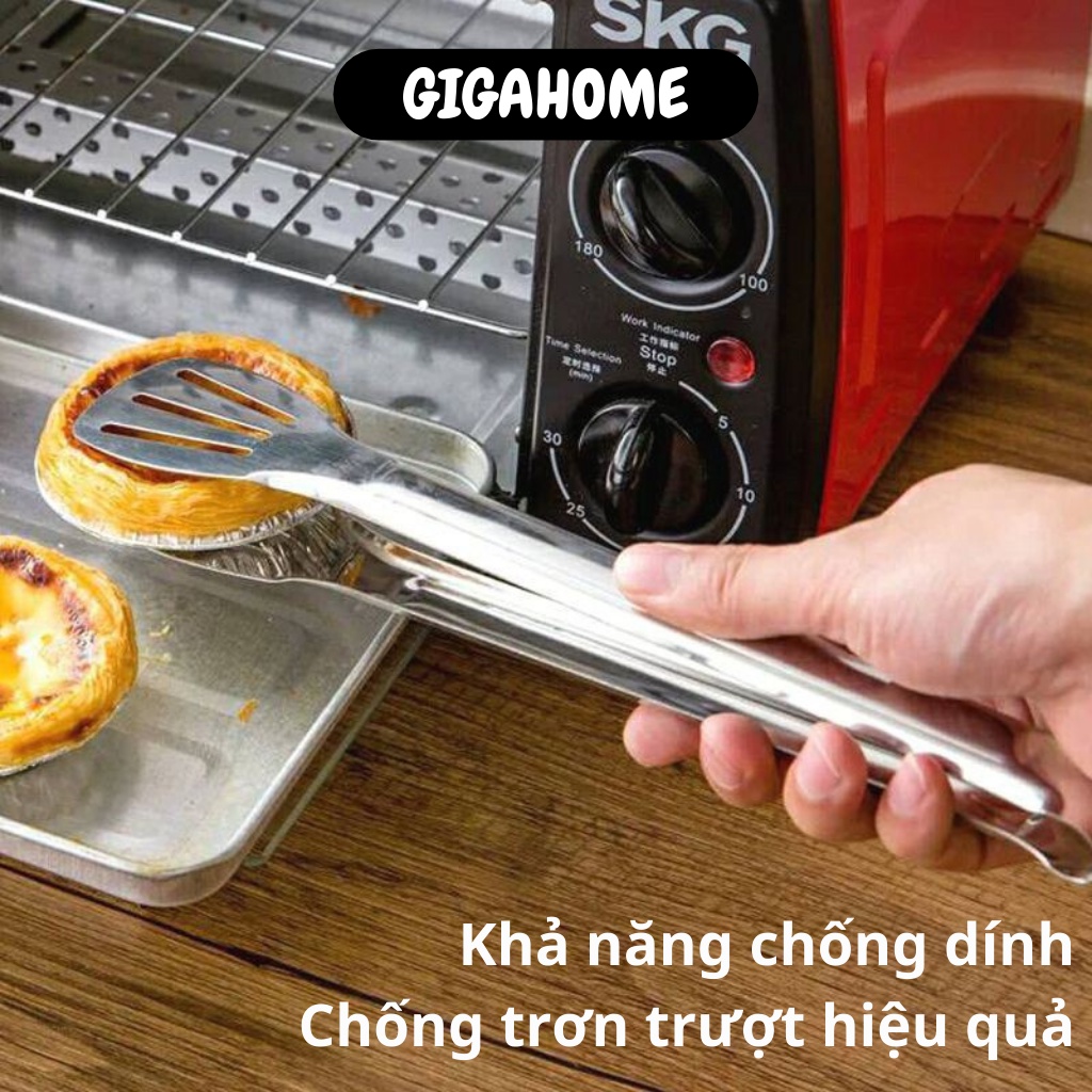 Dụng Cụ Gắp Bánh, Kẹp Thịt Nướng Inox GIGAHOME Chống Trượt Tiện Lợi 5603