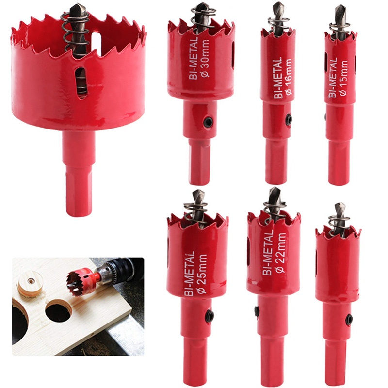1 Mũi Khoan Lỗ 15-50mm Khoan Kim Loại HSS