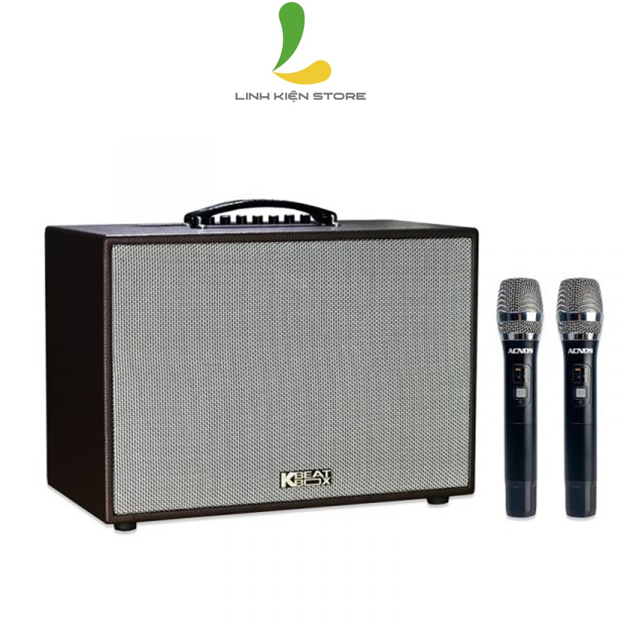 Loa kéo Acnos CS200PU 1 loa Bass 20 cm, 1 treble, Kết nối app hát karaoke online