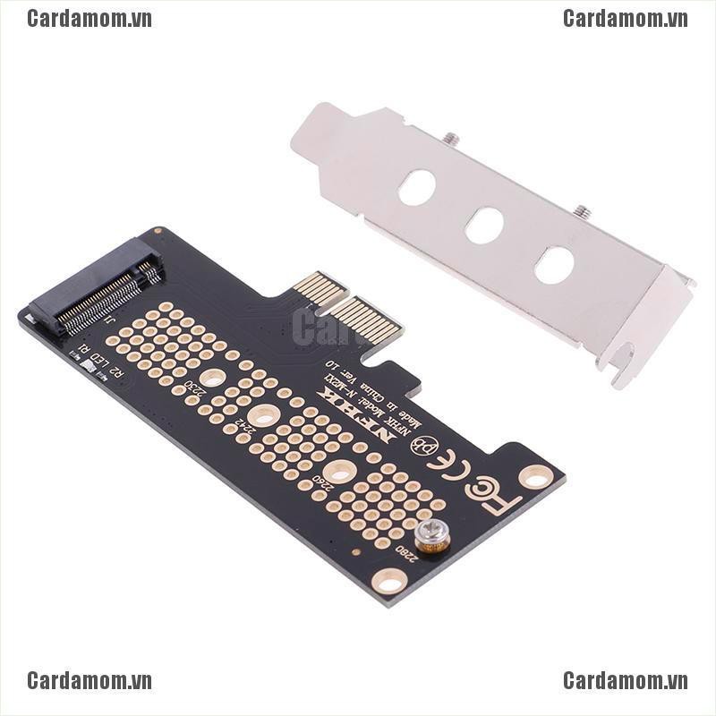 {carda} NVMe PCIe M.2 NGFF SSD to PCIe x1 adapter card PCIe x1 to M.2 card with bracket{LJ}