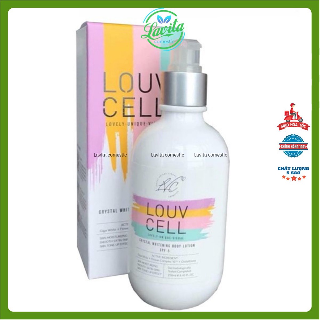 [New] Kem dưỡng trắng da Body Louv Cell 250m