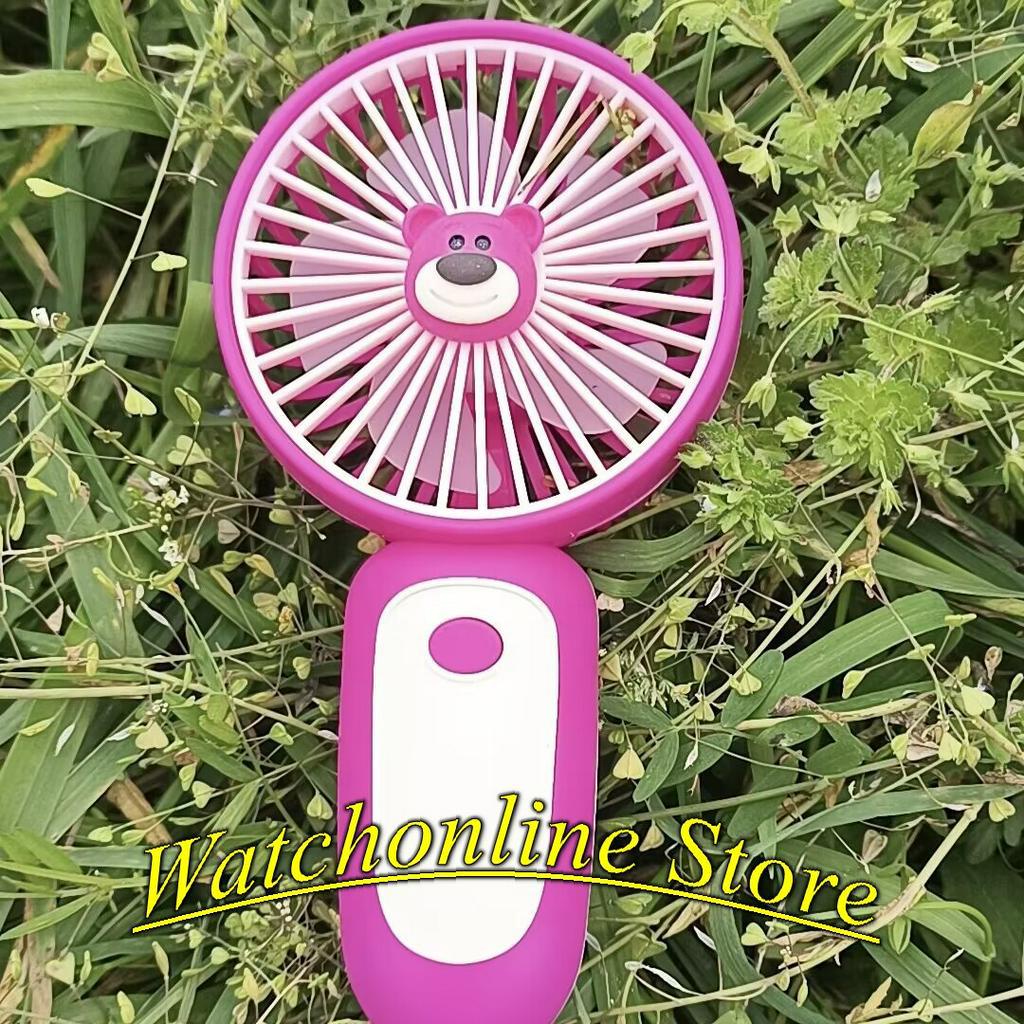 Quạt cầm tay mini, quạt tích điện, có dây sạc USB , dây cầm tay, Tốc độ gió mạnh
