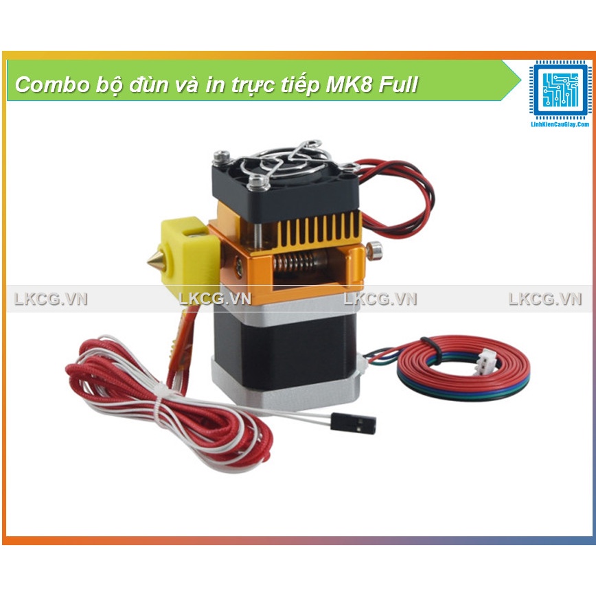 Combo bộ đùn và in trực tiếp MK8 Full