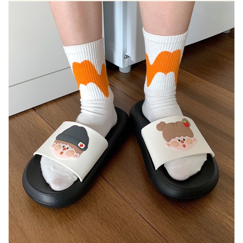 Dép cao su bánh mì nam nữ