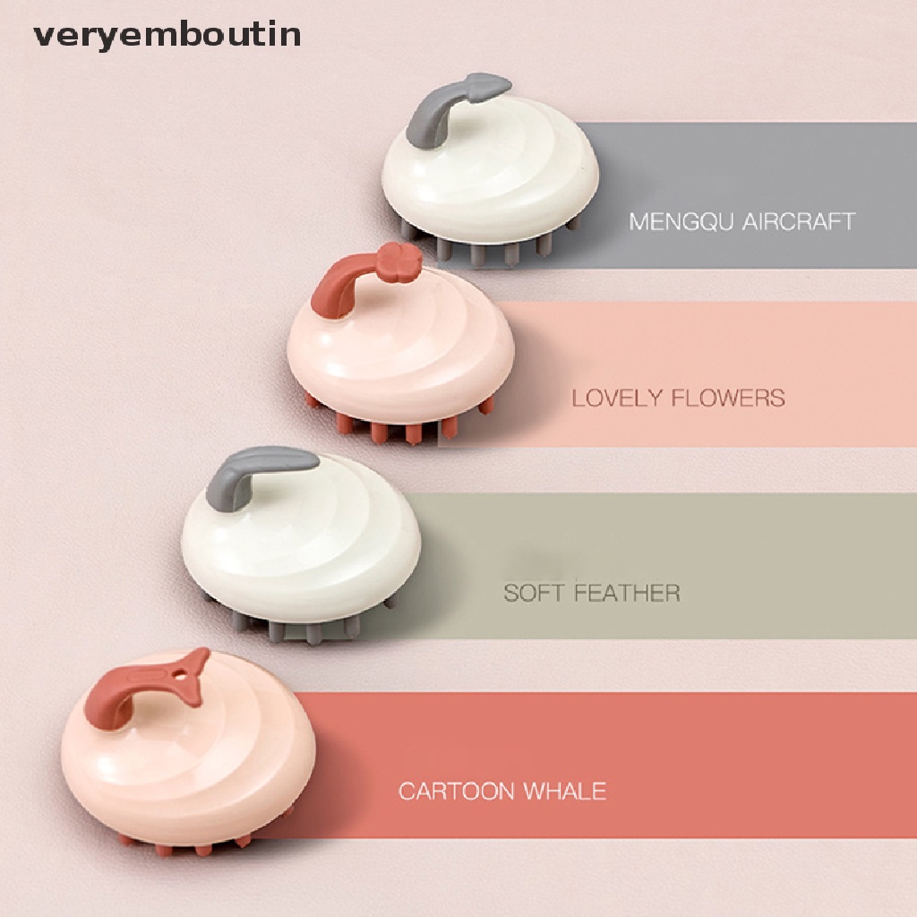 Lược Mát Xa Da Đầu Bằng ABS Tiện Dụng Khi Tắm