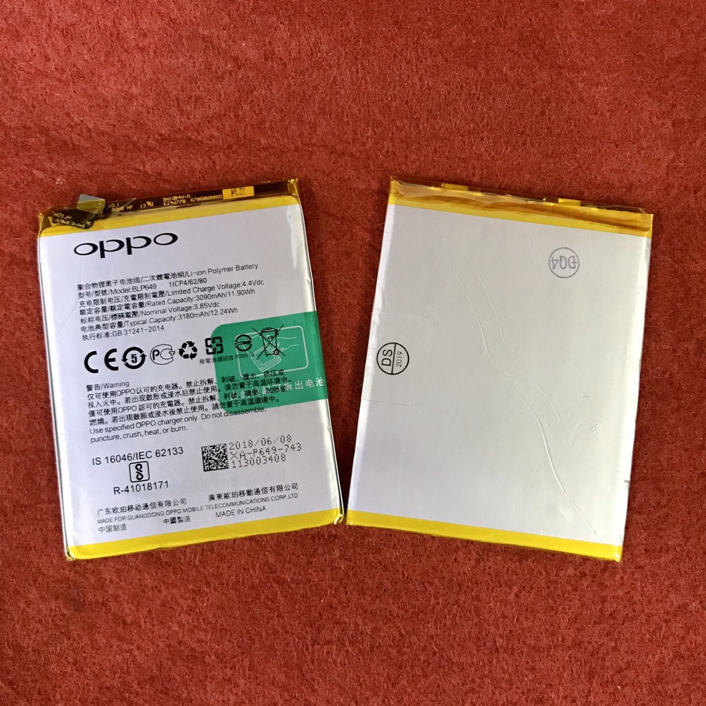 Pin Oppo A83 BLP649 3180 mAh zin mới BH 6 tháng