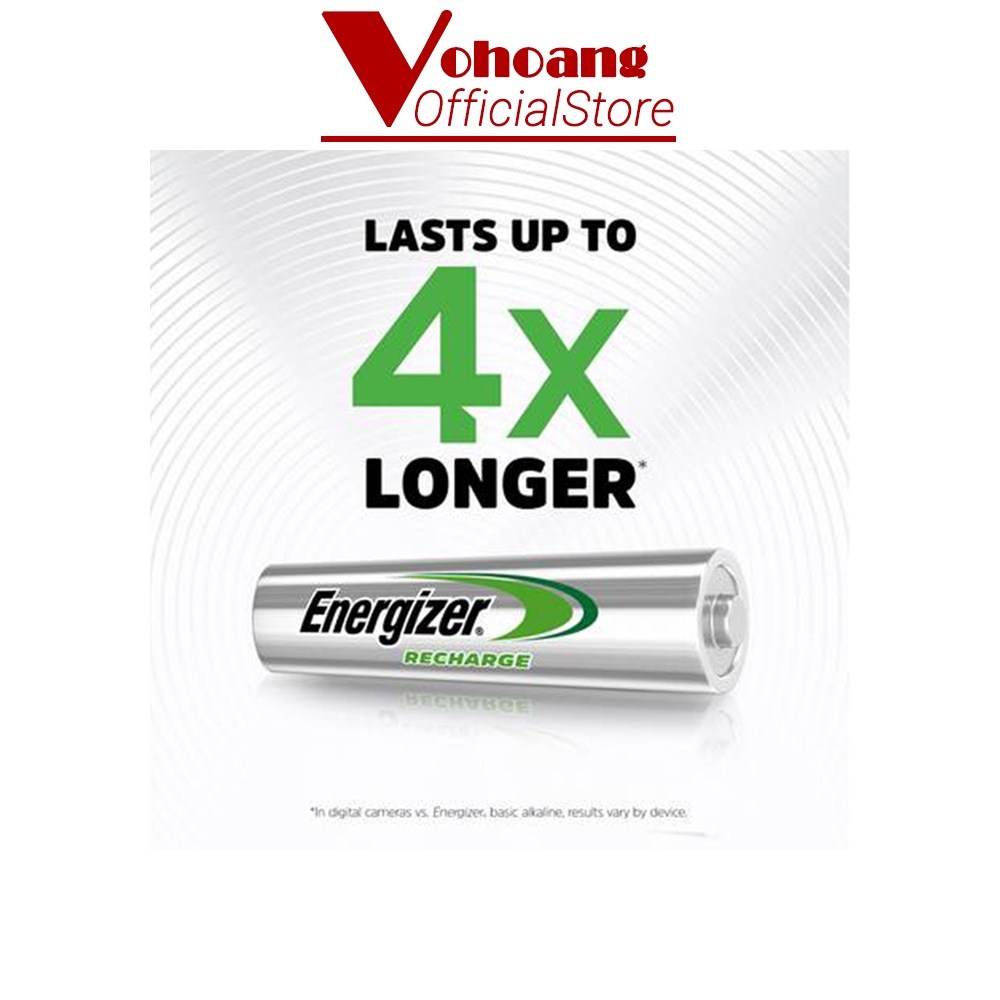 Pin AAA sạc Energizer dung lượng 700mAh Energizer Recharge Power Plus