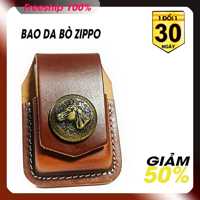 PHỤ KIỆN BAO DA CHO ZIPPO ZORRO ,DA THẬT 100% ,LOGO NGÔI SAO ,BÒ TÓT, NGỰA ĐẸP BỀN CHẮC,