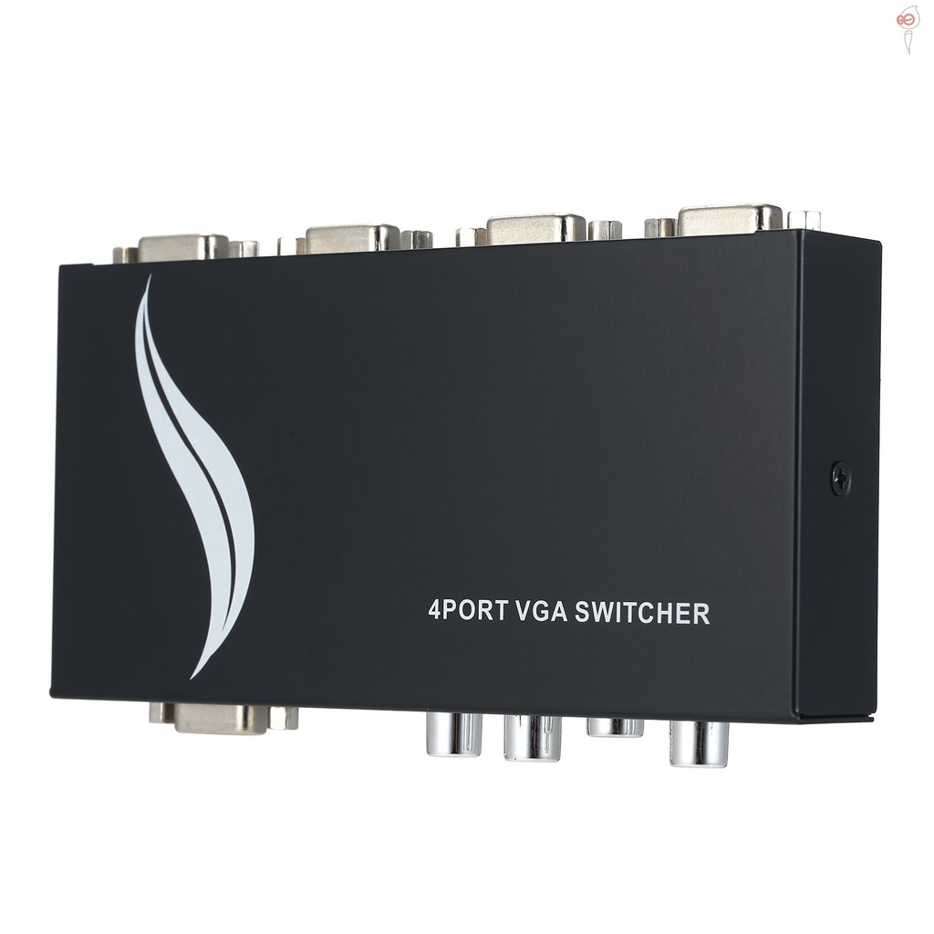 Bộ Chia 4 Cổng VGA 1-Out Cho Màn Hình LCD PC TV 1920x1440 | BigBuy360 - bigbuy360.vn