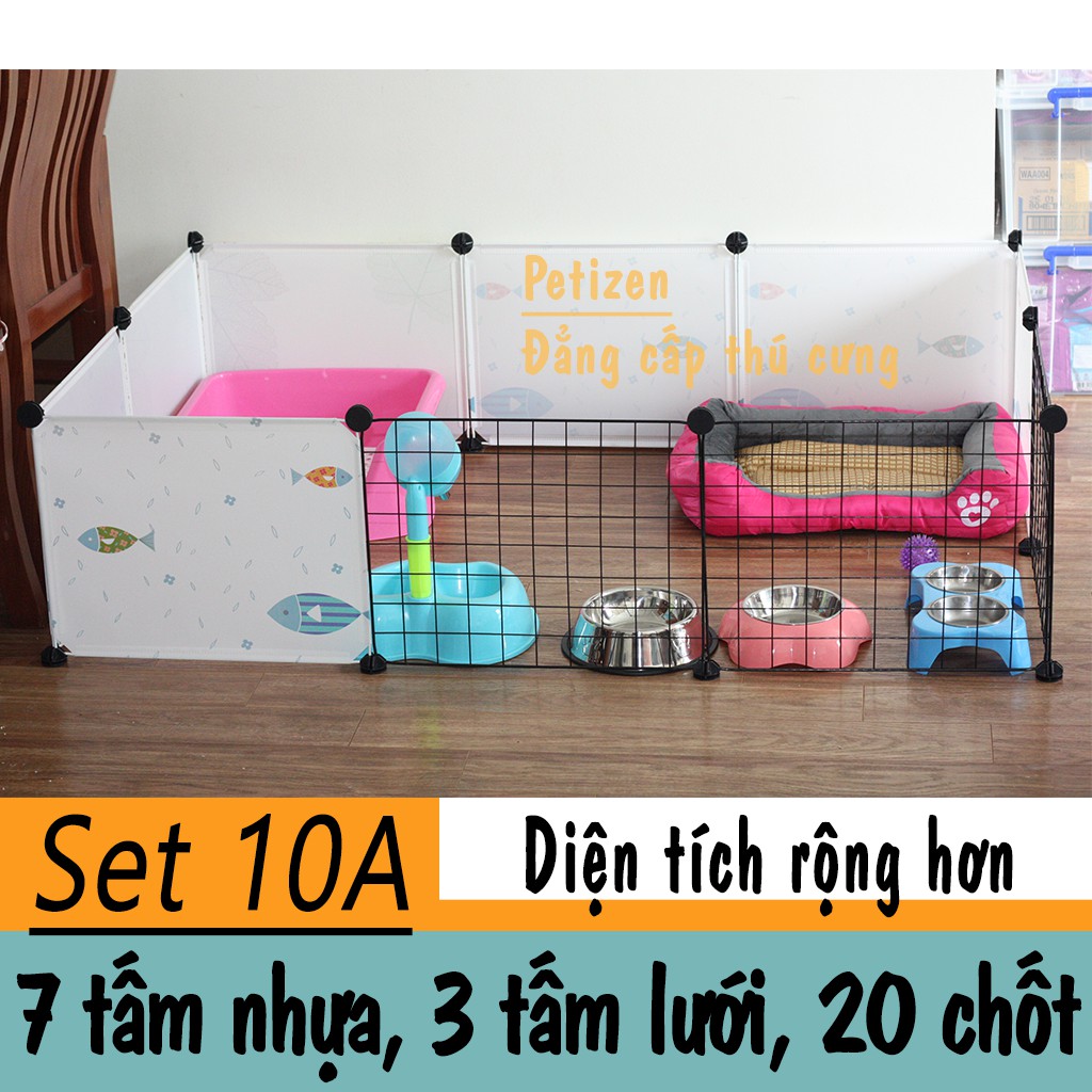 Bộ chuồng quây thông minh - Hướng dẫn Chó đi vệ sinh đúng chỗ